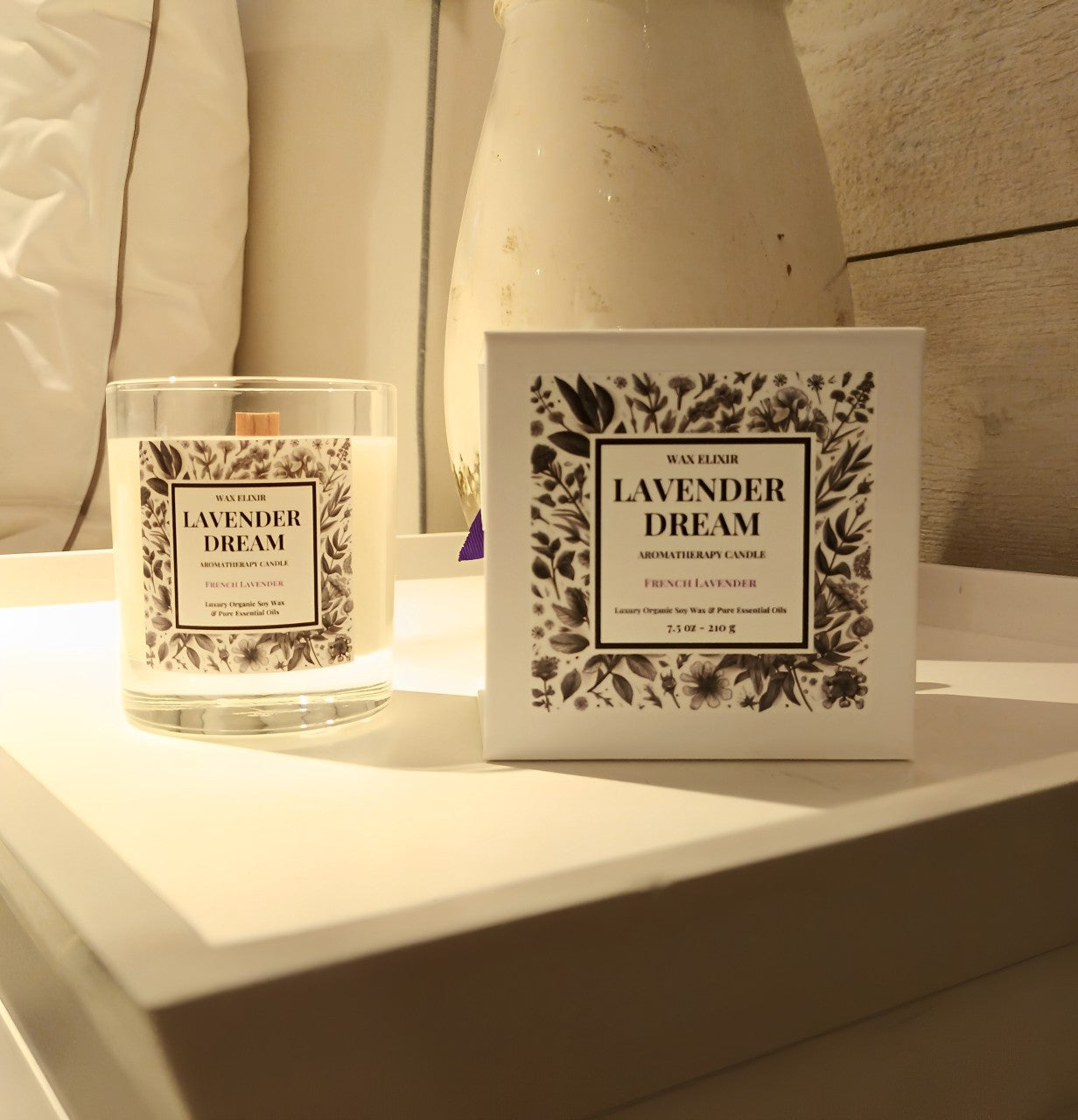 Lavender Dream Calming Candle • French Lavender