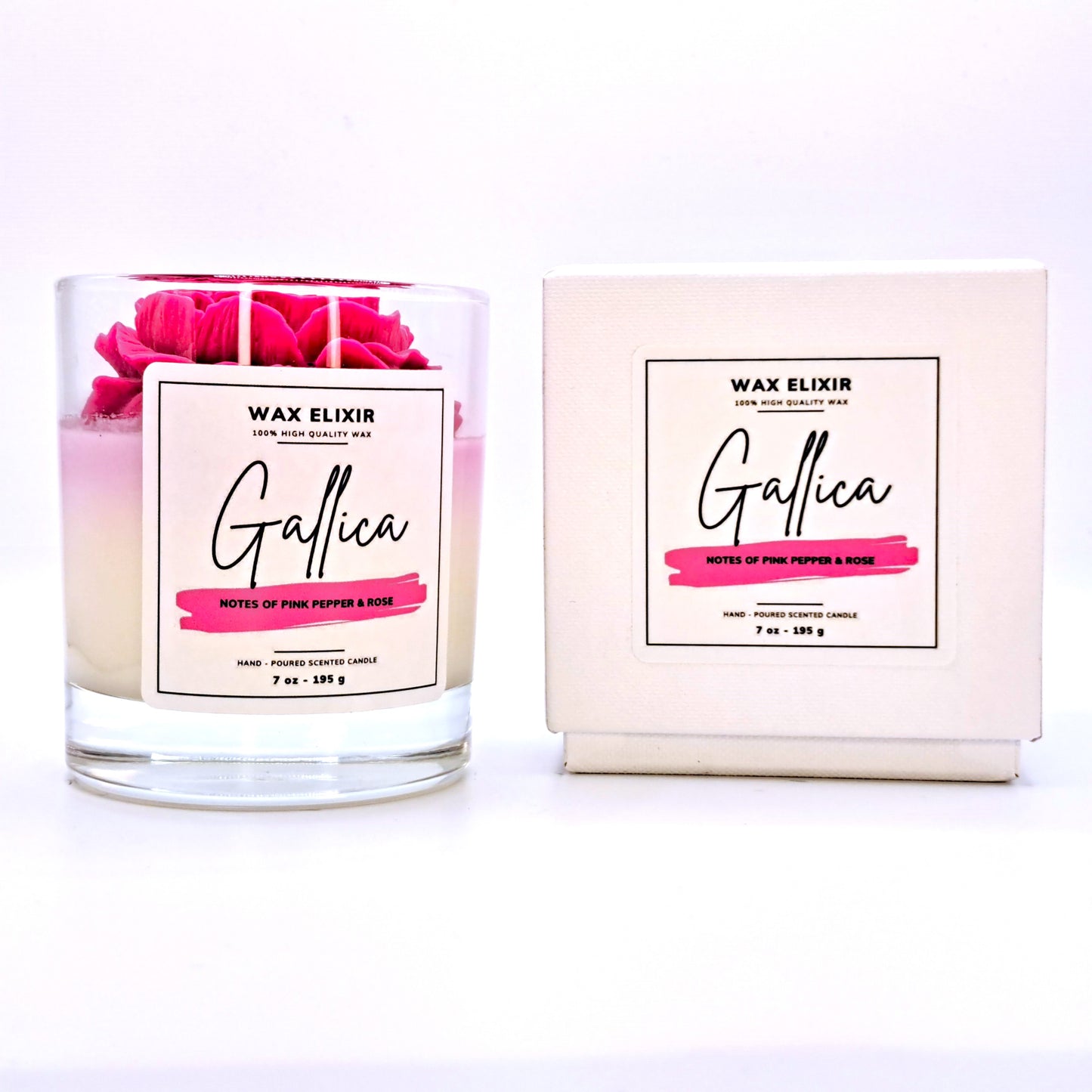 Gallica Luxury Scented Flower Candle