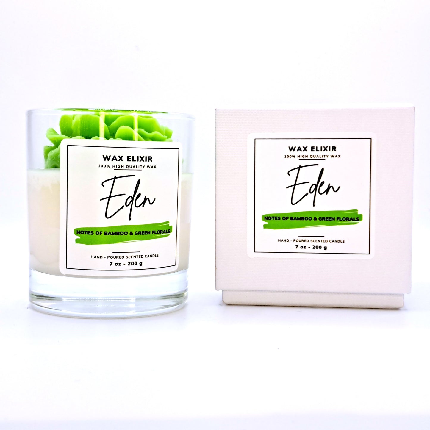 Eden Luxury Scented Flower Candle