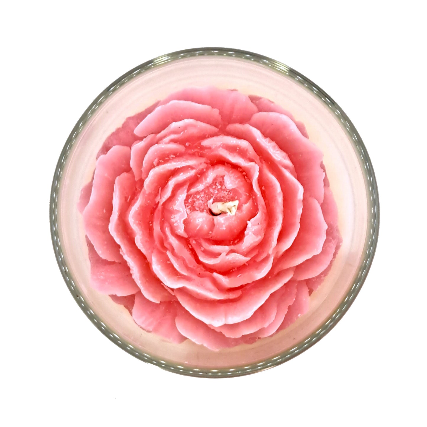 Blush Luxury Scented Flower Candle