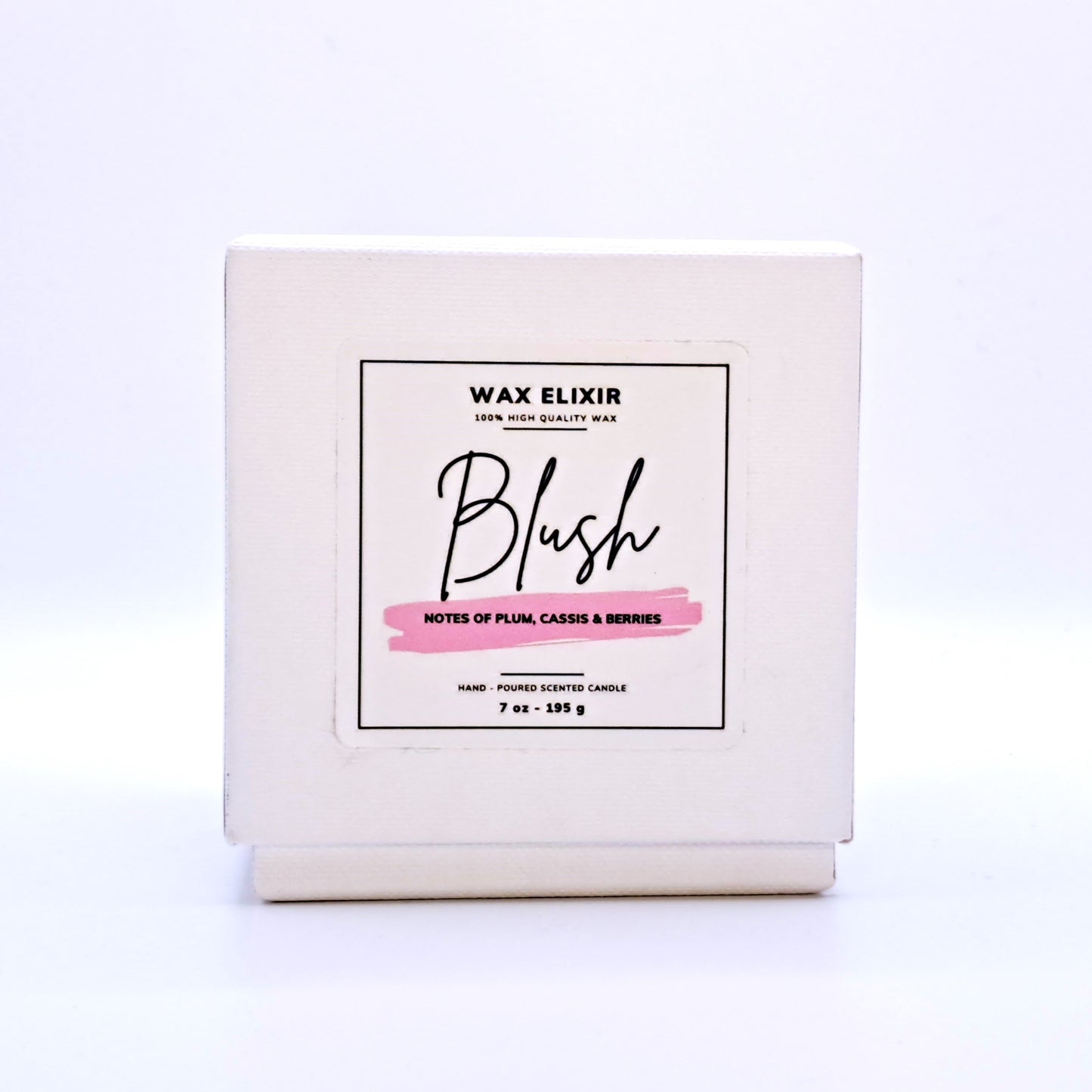Blush Luxury Scented Flower Candle
