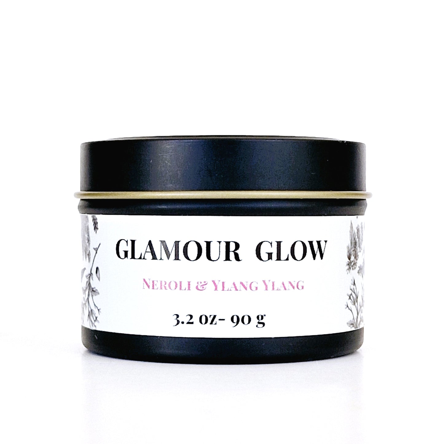 Glamour Glow Aromatherapy Tin Candle 90g RADIANT • HAPPY MOOD • UPLIFTING