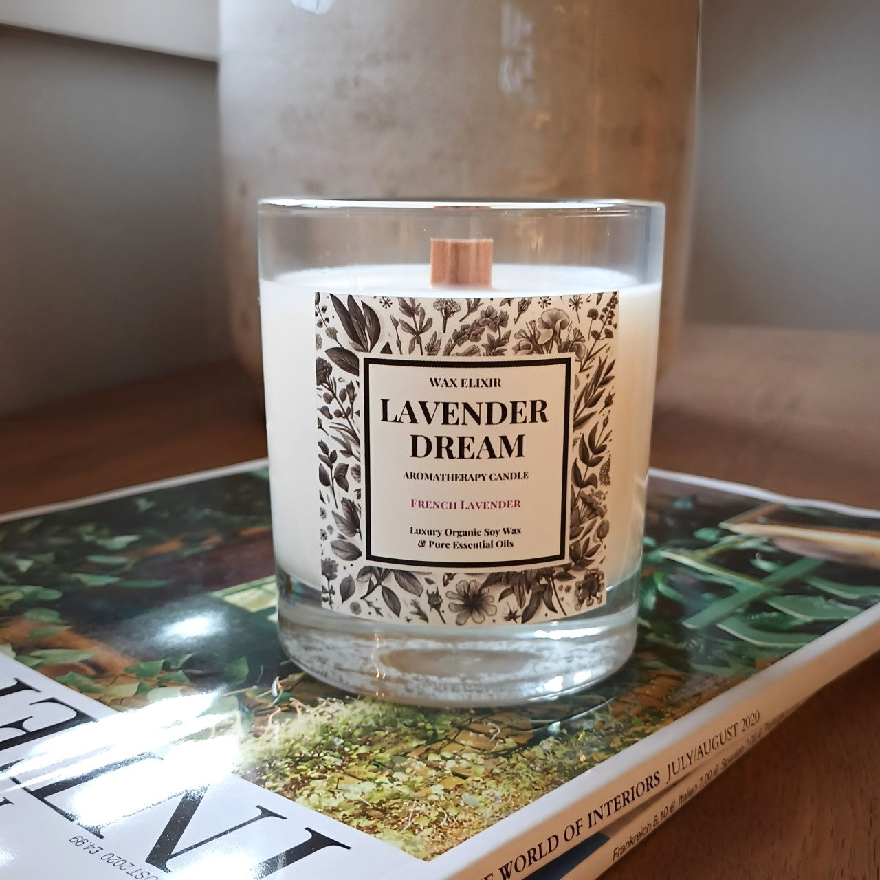 Lavender Dream Aromatherapy Candle CALMING • SLEEPING • RELAXING