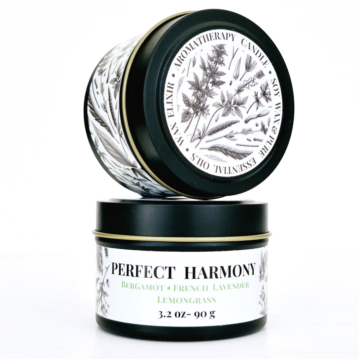 Perfect Harmony Aromatherapy Tin Candle 90g BALANCING • UPLIFTING • CALMING