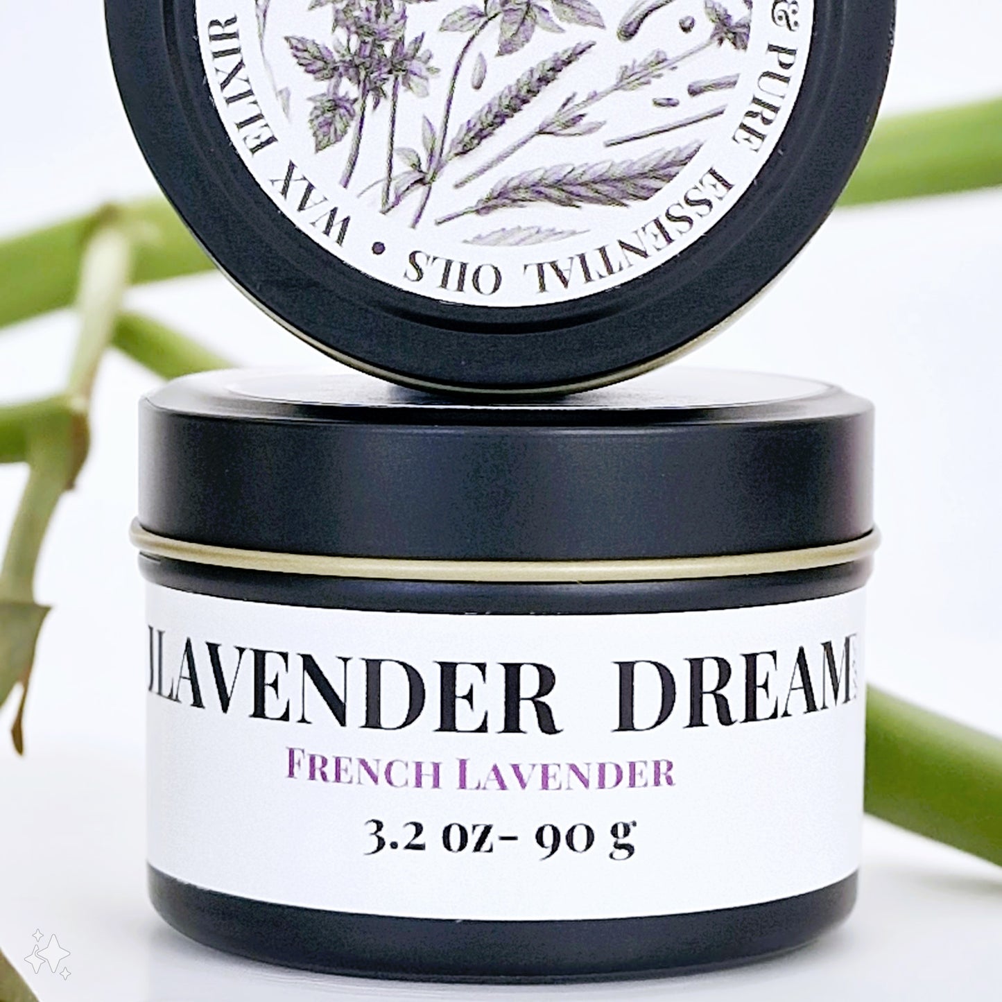 Lavender Dream Aromatherapy Tin Candle 90g CALMING • SLEEPING • RELAXING