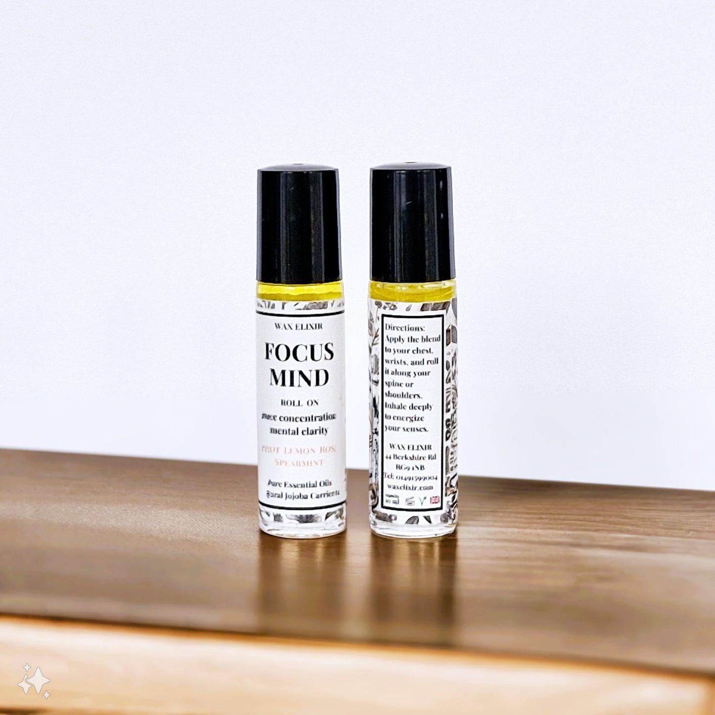 Focus Mind Aromatherapy Roll-on MEMORY • REFRESHING • ENERGIZING