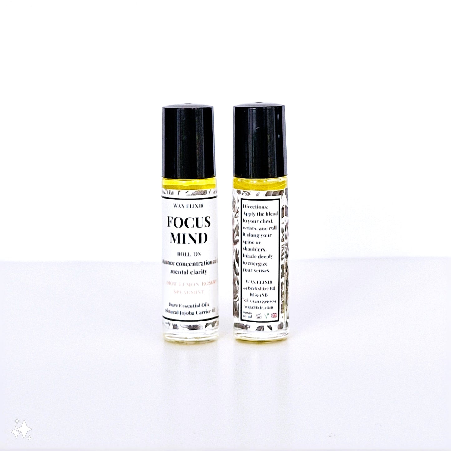 Focus Mind Aromatherapy Roll-on MEMORY • REFRESHING • ENERGIZING