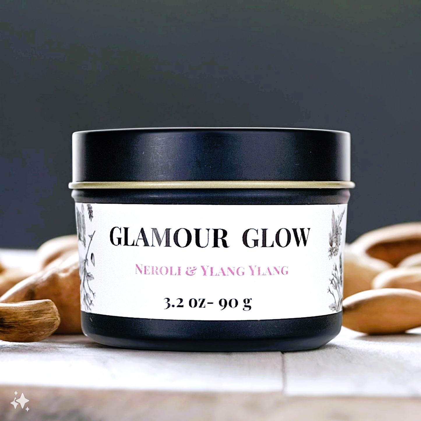 Glamour Glow Aromatherapy Tin Candle 90g RADIANT • HAPPY MOOD • UPLIFTING