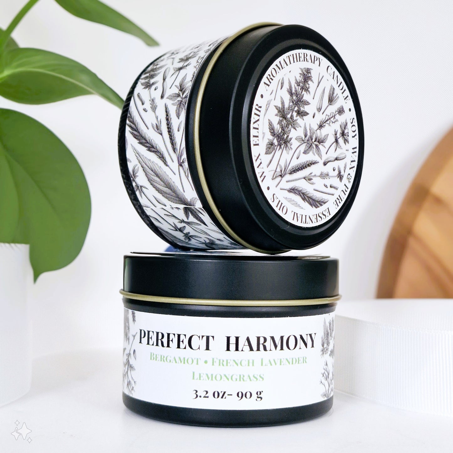 Perfect Harmony Aromatherapy Tin Candle 90g BALANCING • UPLIFTING • CALMING