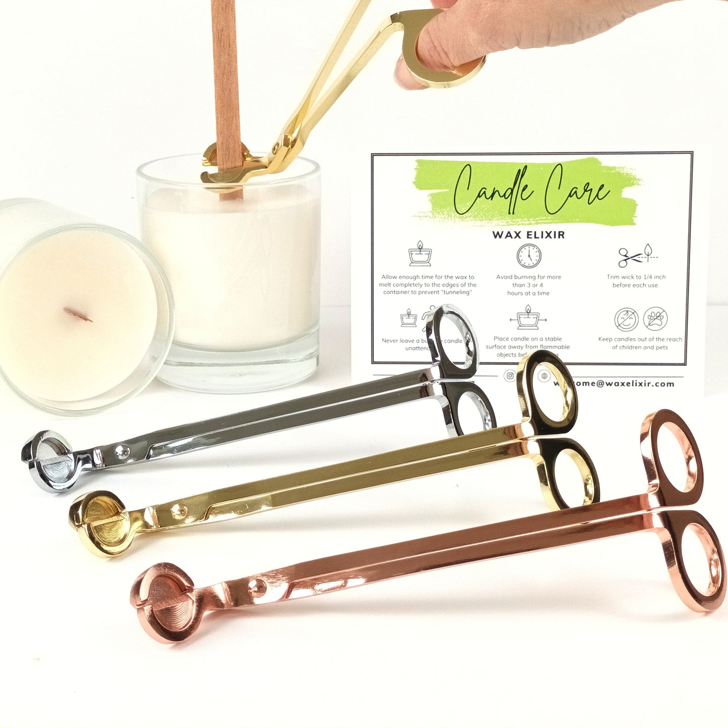 Rose-gold Wick Trimmer