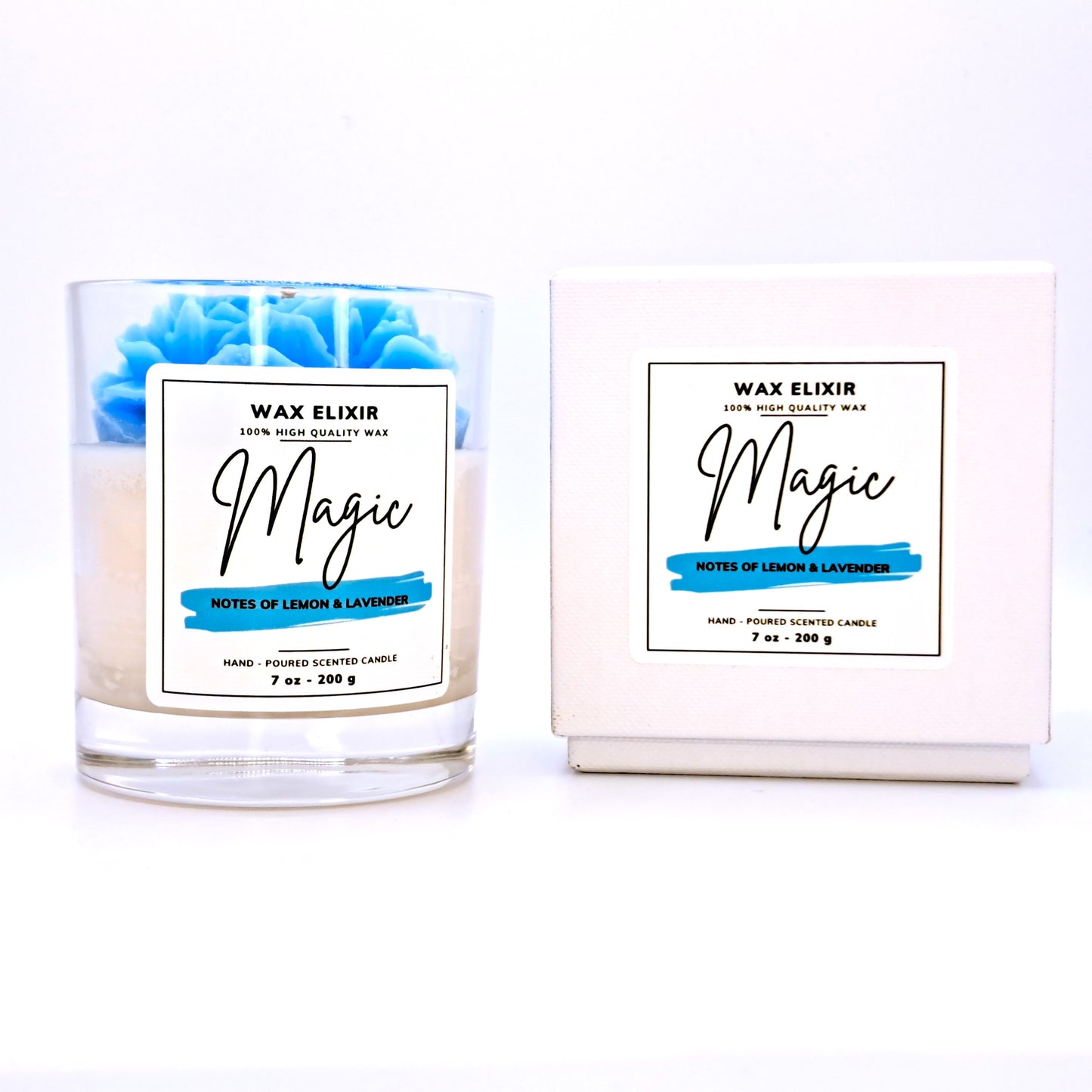 Magic Luxury Scented Flower Candle