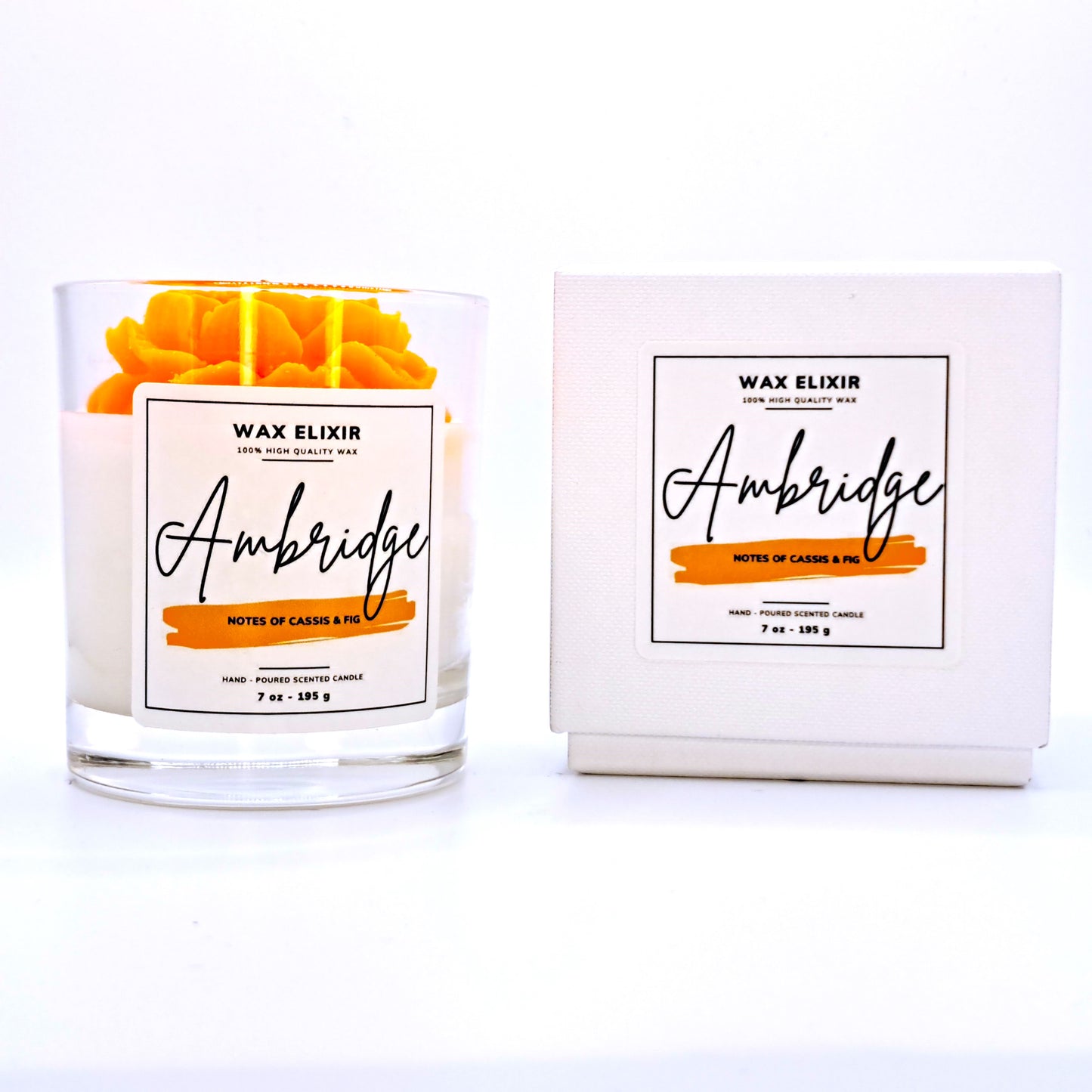 Ambridge Luxury Scented Flower Candle