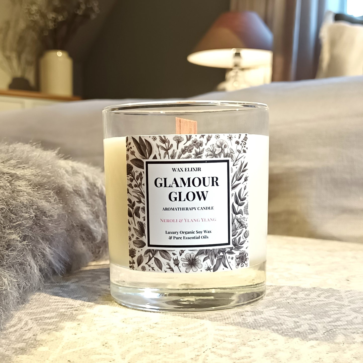 Glamour Glow Aromatherapy Candle RADIANT • HAPPY • UPLIFTING