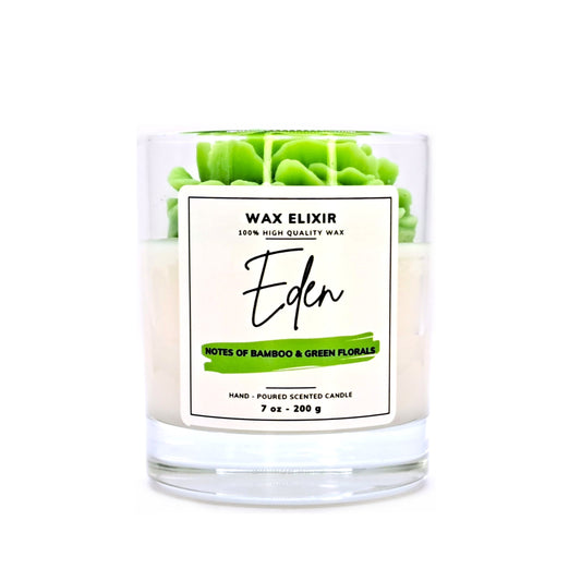 Eden Luxury Scented Flower Candle