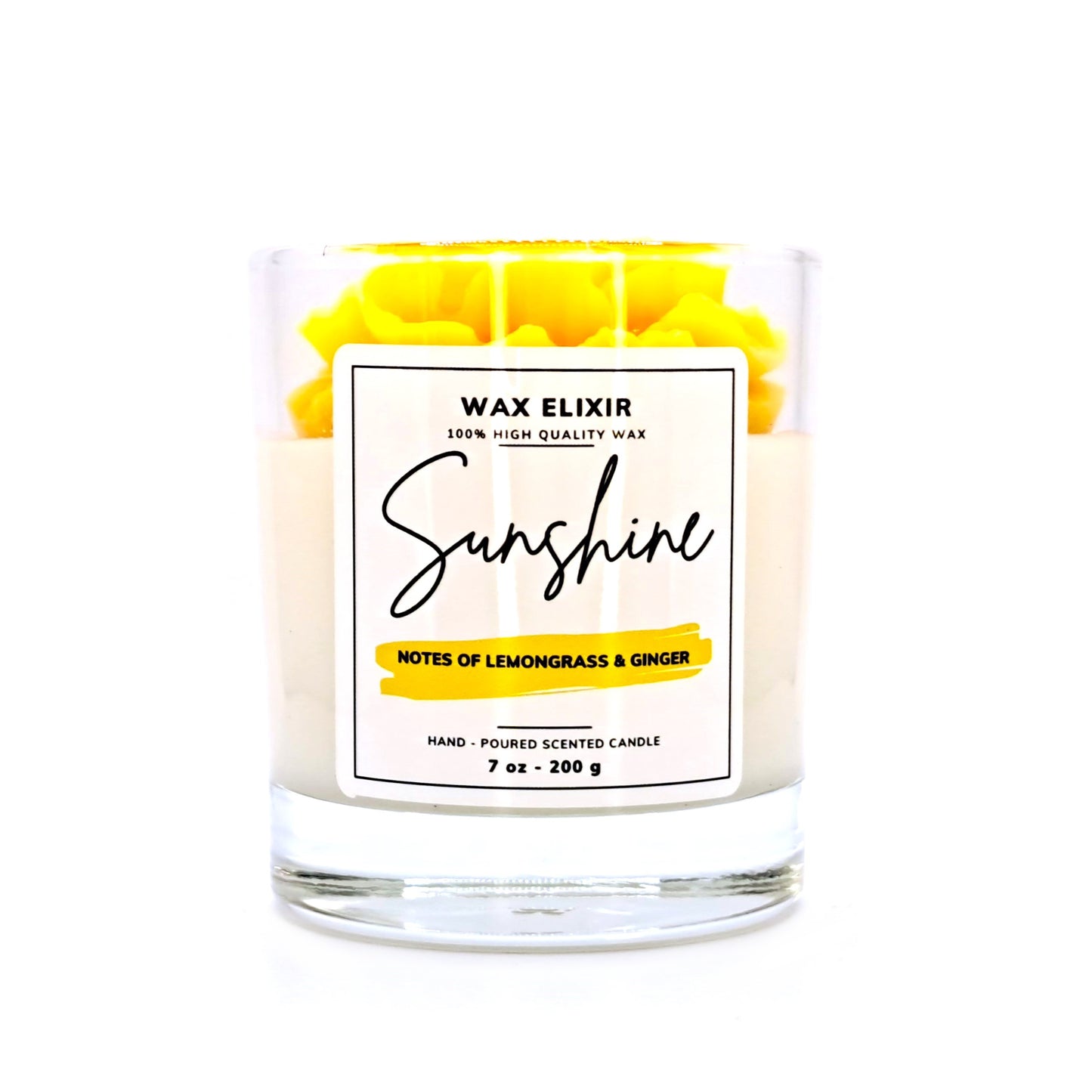 Sunshine Luxury Scented Flower Candle