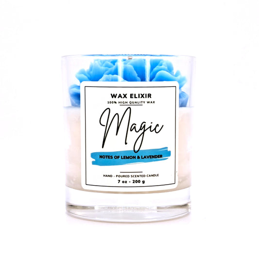 Magic Luxury Scented Flower Candle