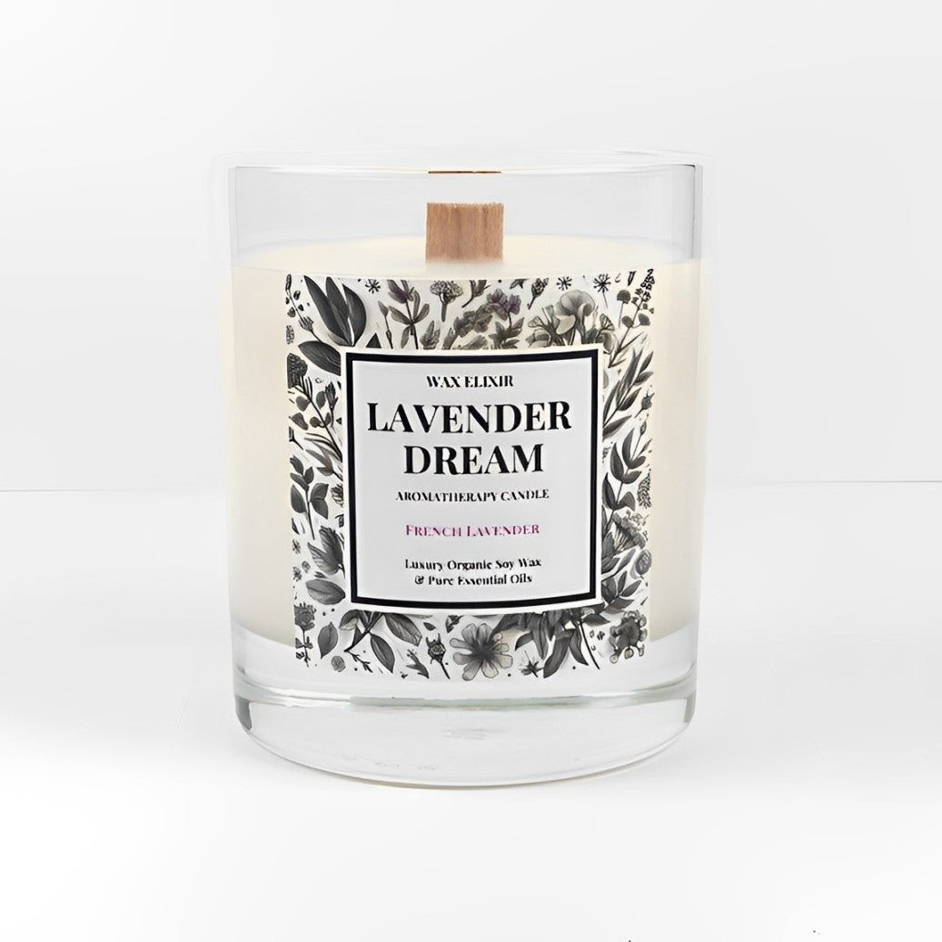 Lavender Dream Aromatherapy Candle CALMING • SLEEPING • RELAXING